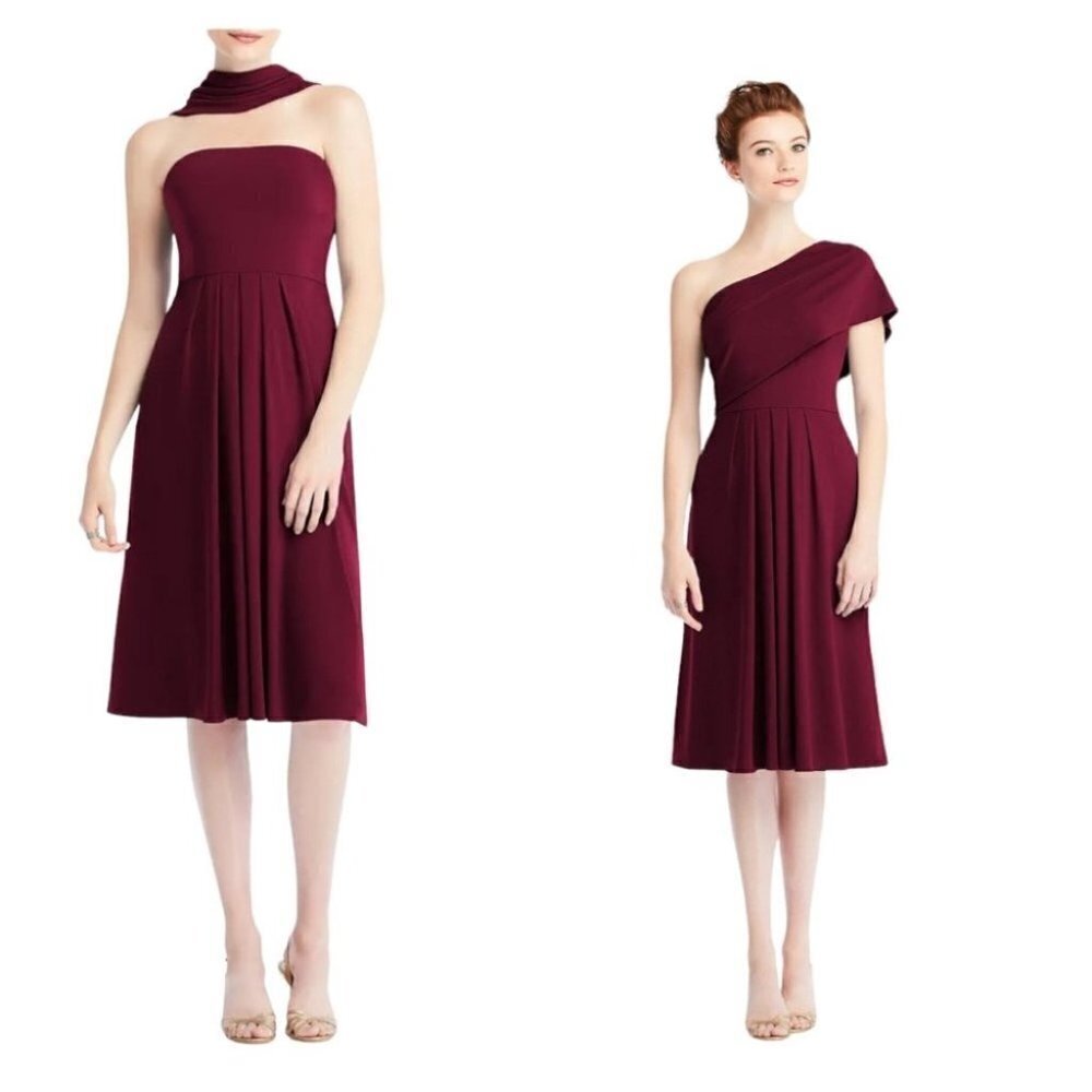 Midi Loop Convertible Dress & Removable Shrug Carlos Saavedra L